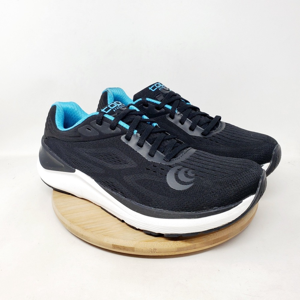 Topo Running Shoes Womens 9.5 Black Lace Up Athletic Ultrafly 3 Sneaker - Picture 7 of 14
